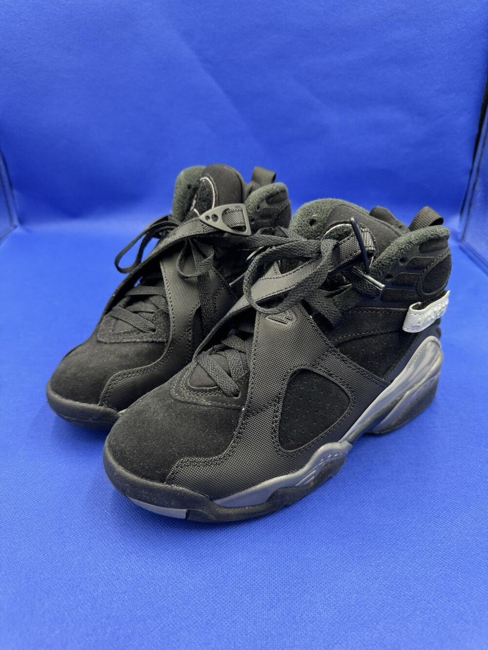 Size 4- Air Jordan 8 Retro Winterized Gunsmoke